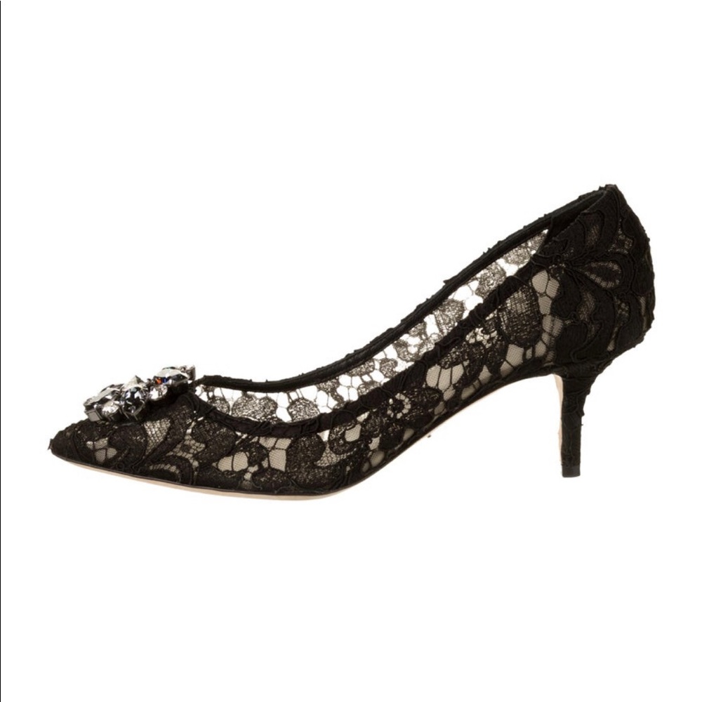 Dolce and gabbana jeweled mesh pump size39 - Picture 2 of 5